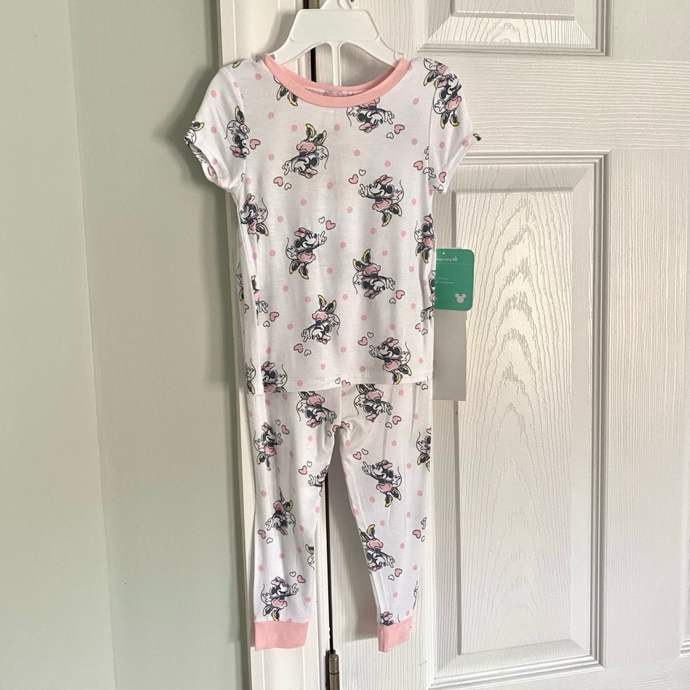 Disney Baby Minnie Mouse Short Sleeve Pajamas